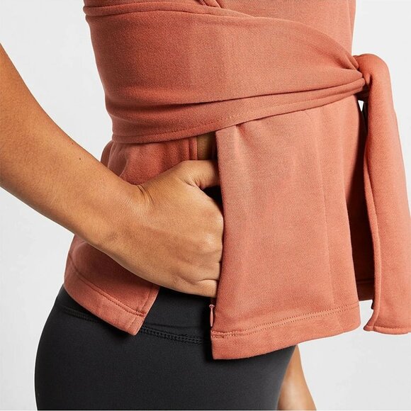 NIKE Studio Yoga Training Dri-Fit Wrap Top - Picture 6 of 8